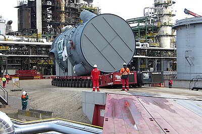 Lieferung Regeneratorteil für die FCC-Anlage