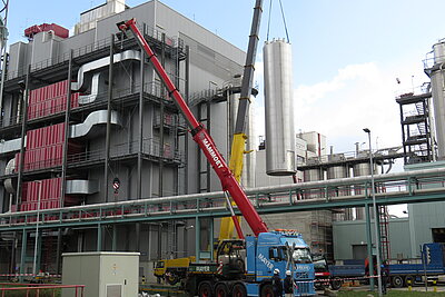 Außenansicht der Methylcelluloseanlage