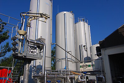 Außenansicht einer Bitumenemulsionsanlage