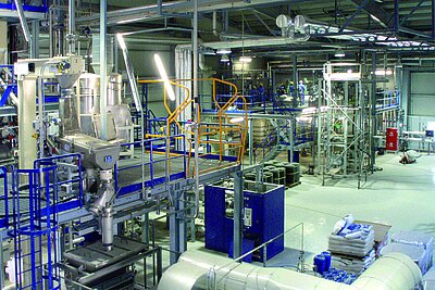 Innenaufnahme der Katalysatoren