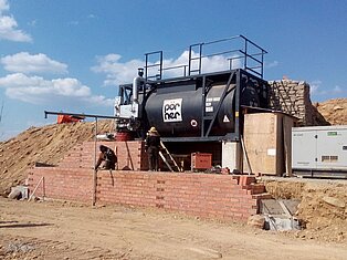 Mobiler High-Performance Melter